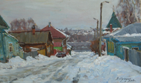 Улица Кропоткина (Никольская). 25х40. х.к.м. 2008 г.