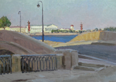 Свет и тень. Петербург. 30х40. х.м. 2008 г.